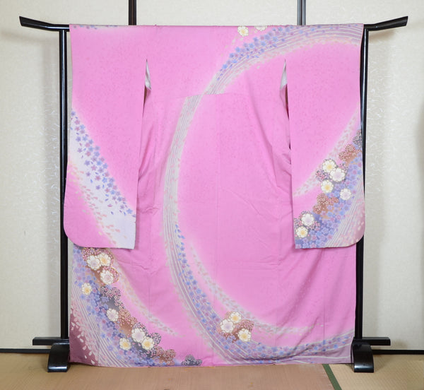 Long-sleeved kimono 6 items set / Furisode / FK#2-172