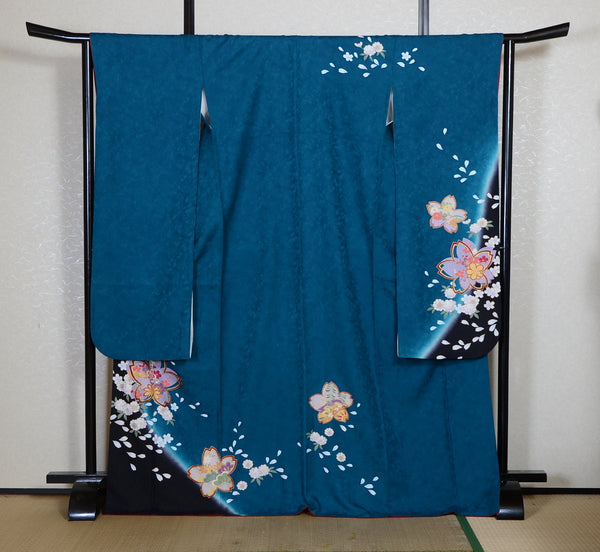 Long-sleeved kimono 6 items set / Furisode / FK#2-316
