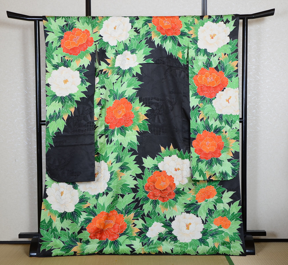 Long-sleeved kimono 6 items set / Furisode / FK#1-905