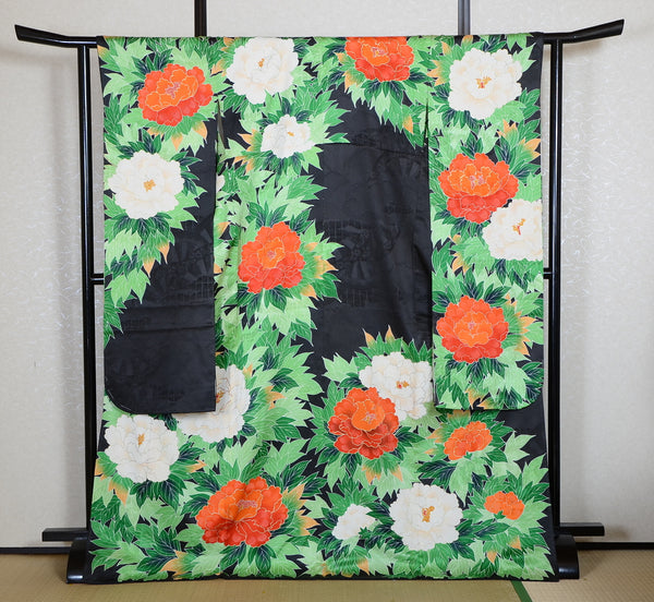 Long-sleeved kimono 6 items set / Furisode / FK#1-905