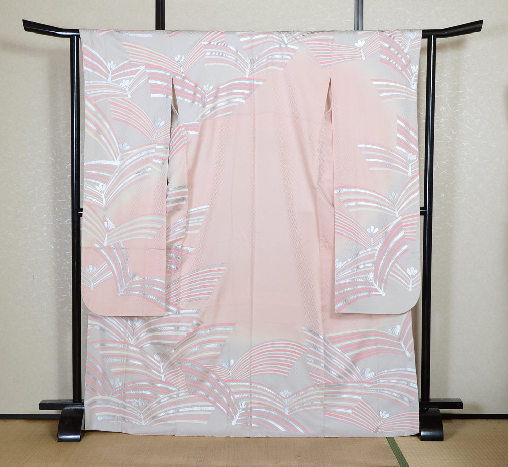 Long-sleeved kimono 6 items set / Furisode / FK#2-312
