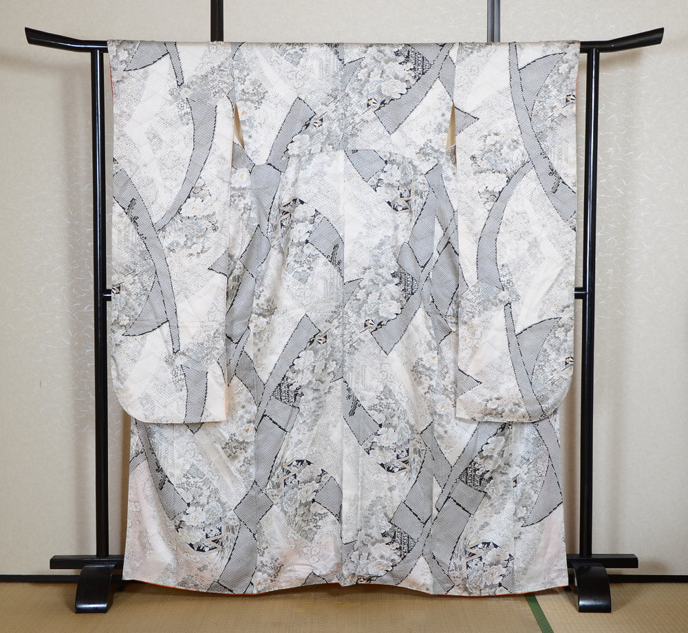 Long-sleeved kimono 6 items set / Furisode / FK#2-251