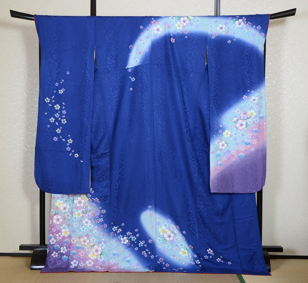 Long-sleeved kimono 6 items set / Furisode / FK#2-216