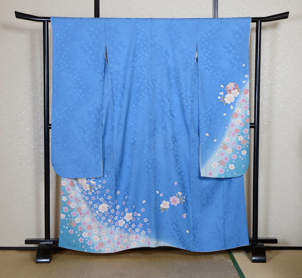 Long-sleeved kimono 6 items set / Furisode / FK#2-322