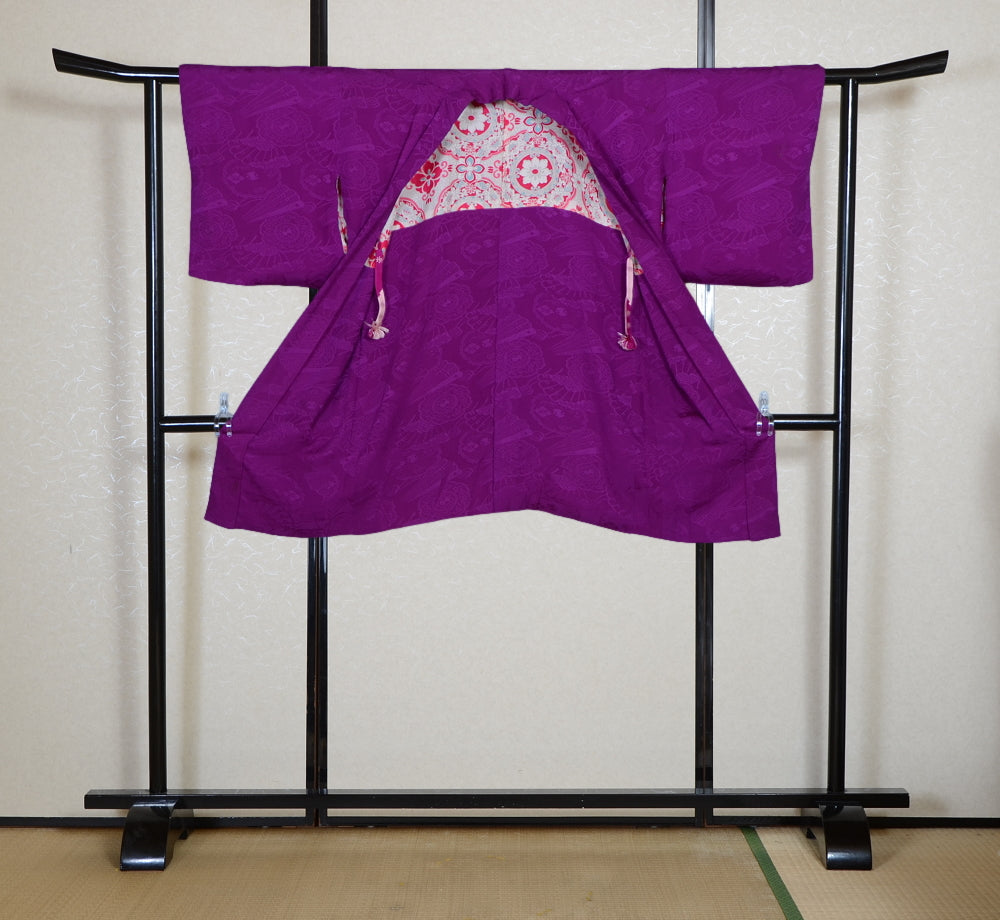 Japanese kimono & jacket 5 items set / SK #1-891