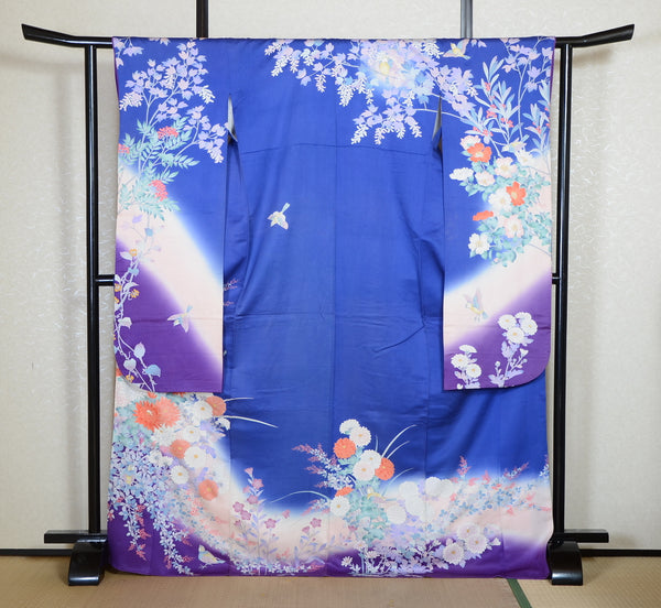 Long-sleeved kimono 6 items set / Furisode / FK#2-299