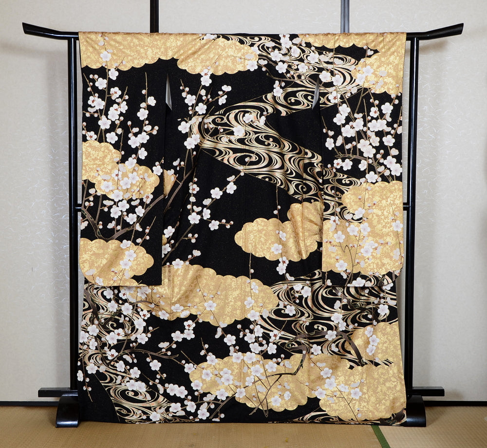 Long-sleeved kimono 6 items set / Furisode / FK#2-329