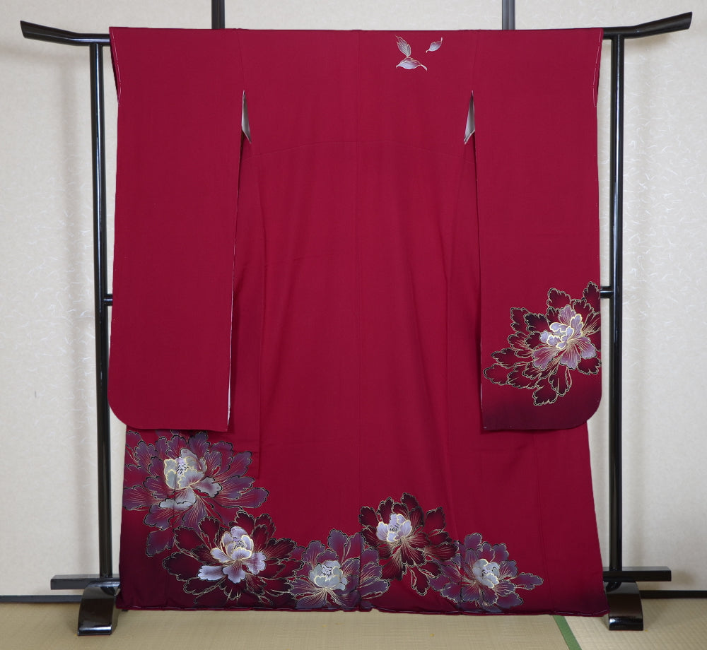 Long-sleeved kimono 6 items set / Furisode / FK#2-240