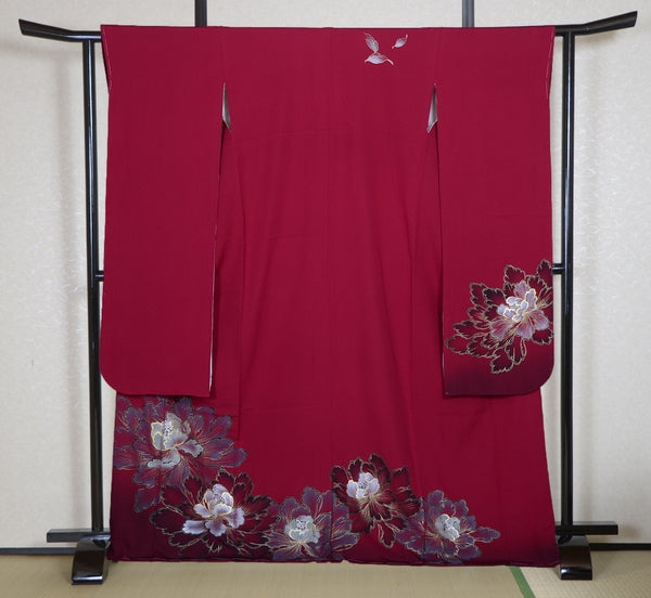 Long-sleeved kimono 6 items set / Furisode / FK#2-240