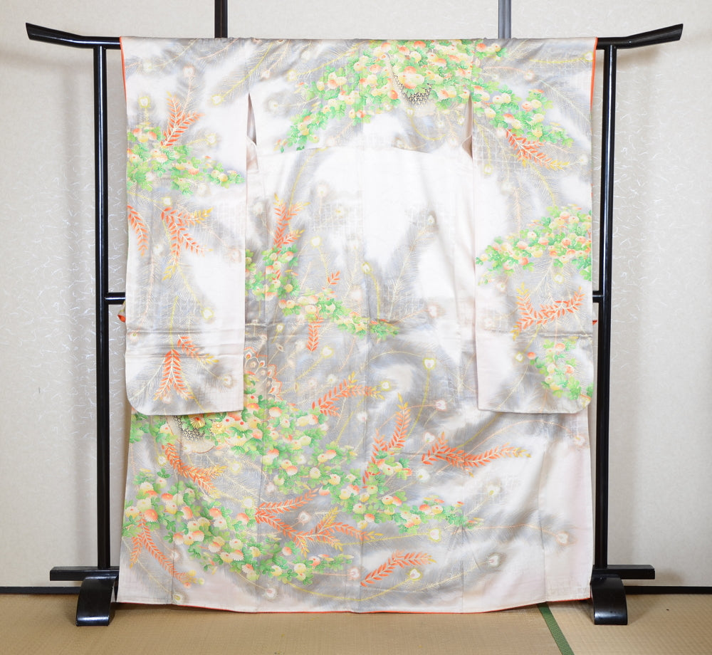 Long-sleeved kimono 6 items set / Furisode / FK#2-159
