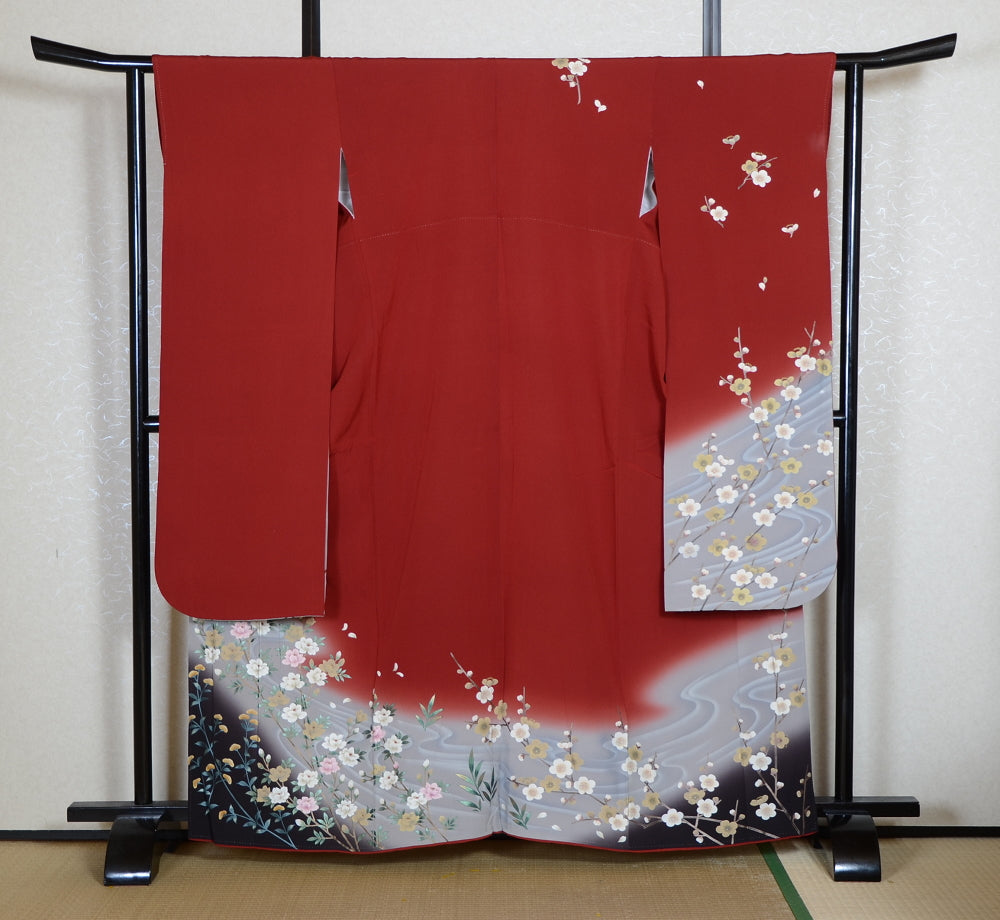 Long-sleeved kimono 6 items set / Furisode / FK#2-013