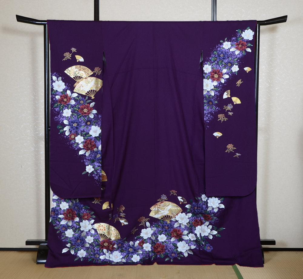 Long-sleeved kimono 6 items set / Furisode / FK#2-326