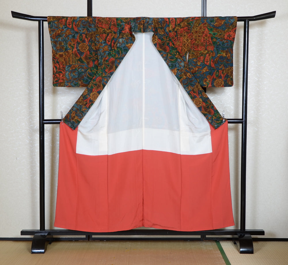 Japanese kimono 4 items set / SK #1-697