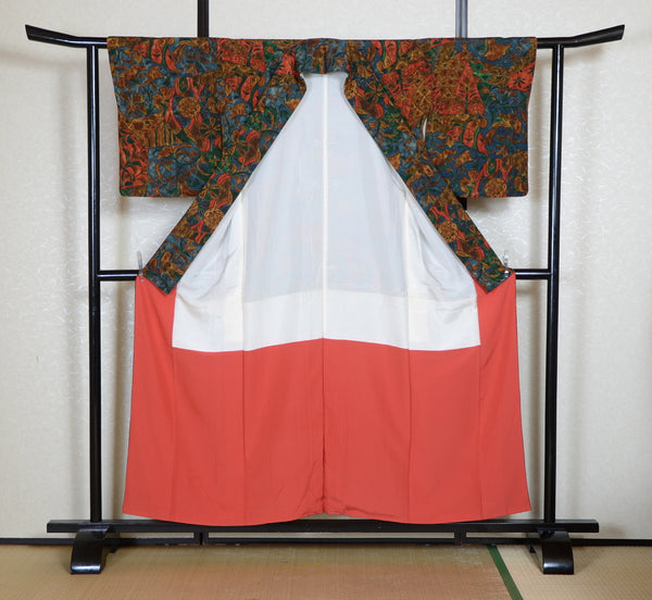 Japanese kimono 4 items set / SK #1-697