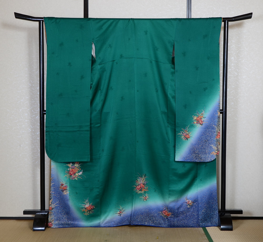 Long-sleeved kimono 6 items set / Furisode / FK#2-336