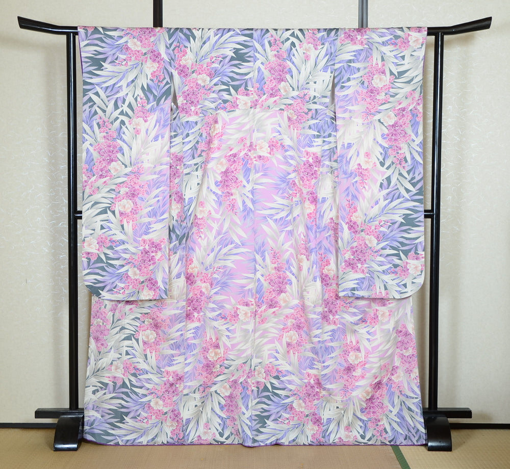 Long-sleeved kimono 6 items set / Furisode / FK#2-212