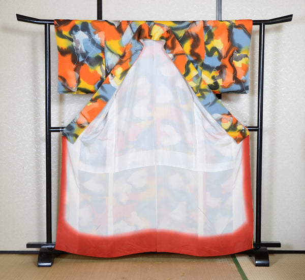 Japanese kimono 4 items set / SK #1-883