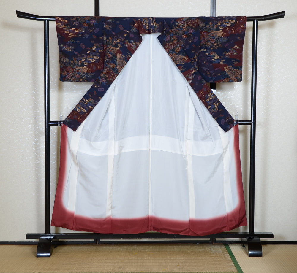 Japanese kimono 4 items set / SK #1-887