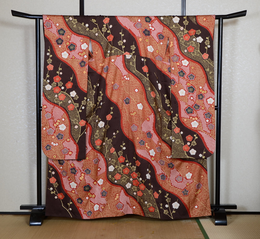 Long-sleeved kimono 6 items set / Furisode / FK#2-314