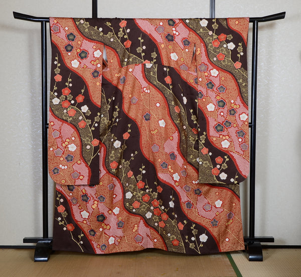 Long-sleeved kimono 6 items set / Furisode / FK#2-314