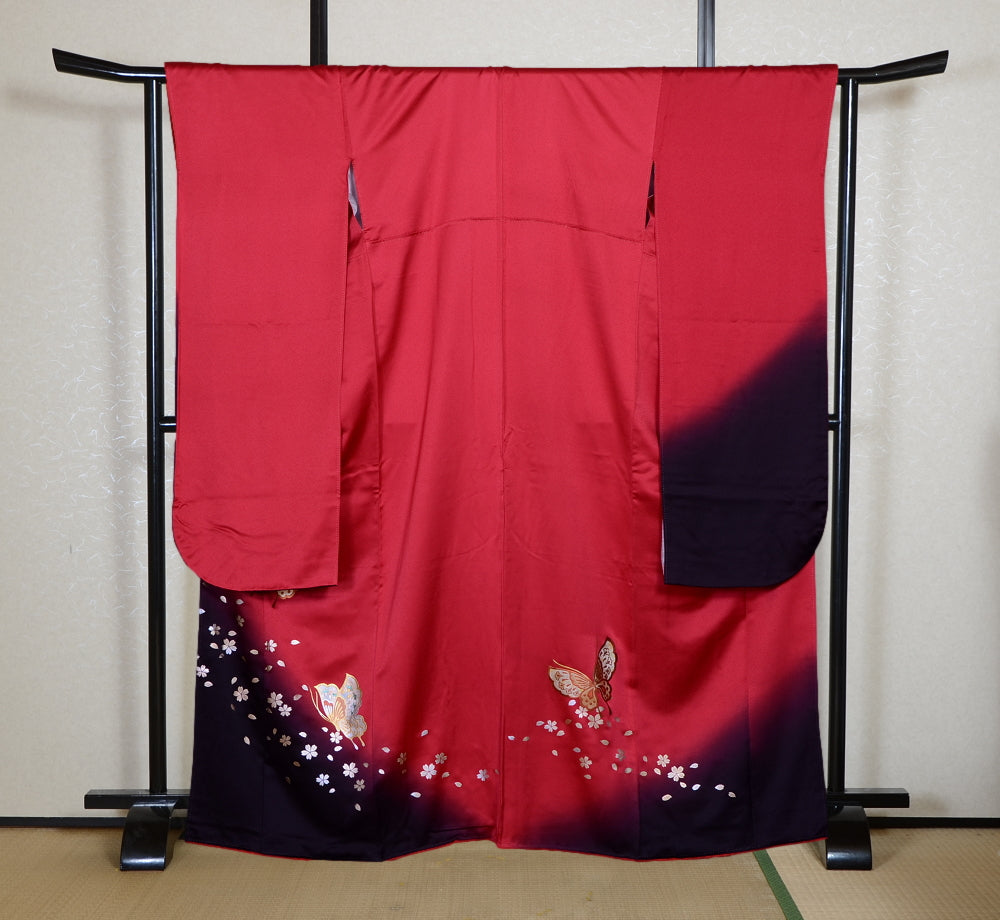 Long-sleeved kimono 6 items set / Furisode / FK#2-340