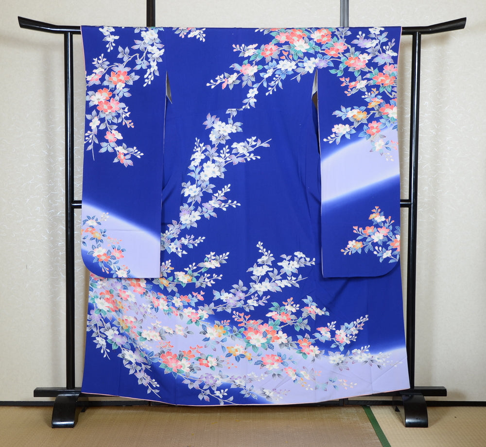 Long-sleeved kimono 6 items set / Furisode / FK#2-160
