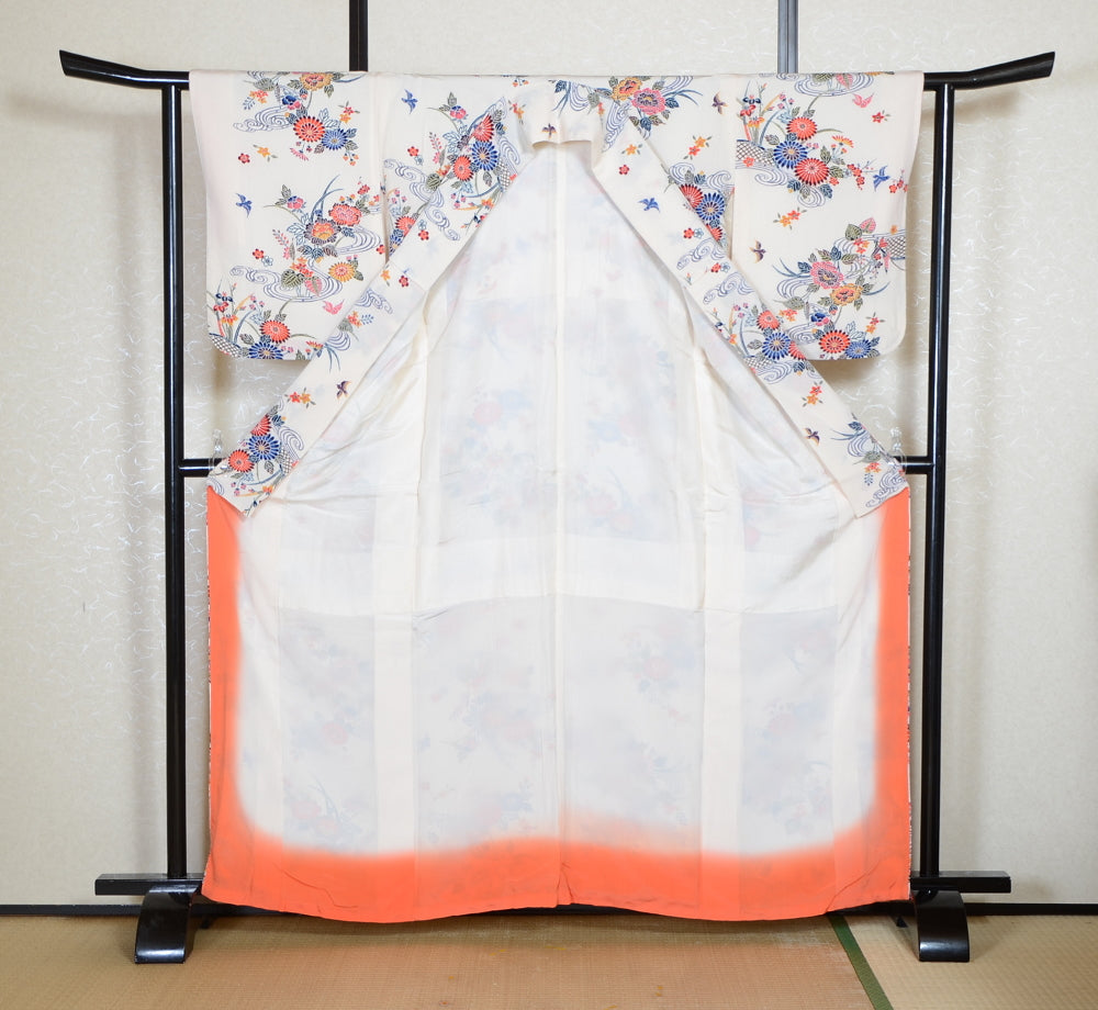 Japanese kimono 4 items set / SK #1-882