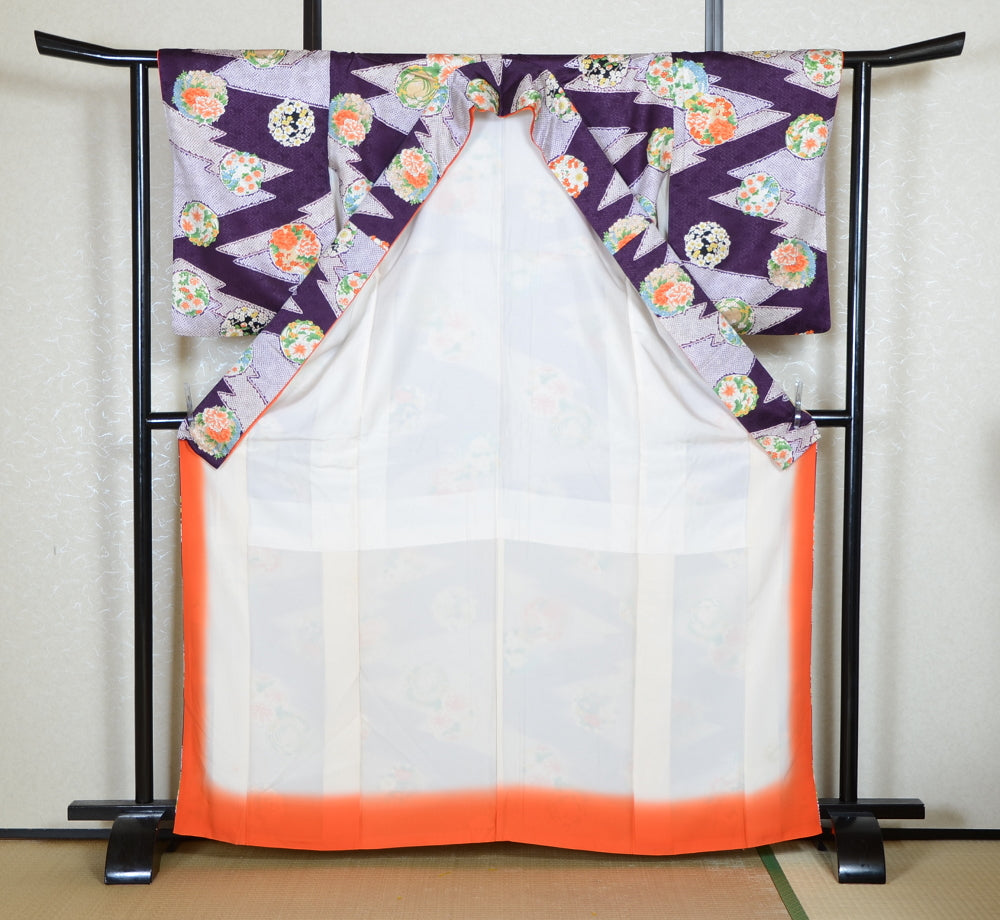 Japanese kimono 4 items set / SK #1-787