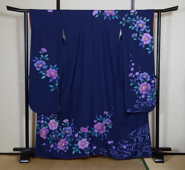 Long-sleeved kimono 6 items set / Furisode / FK#2-255
