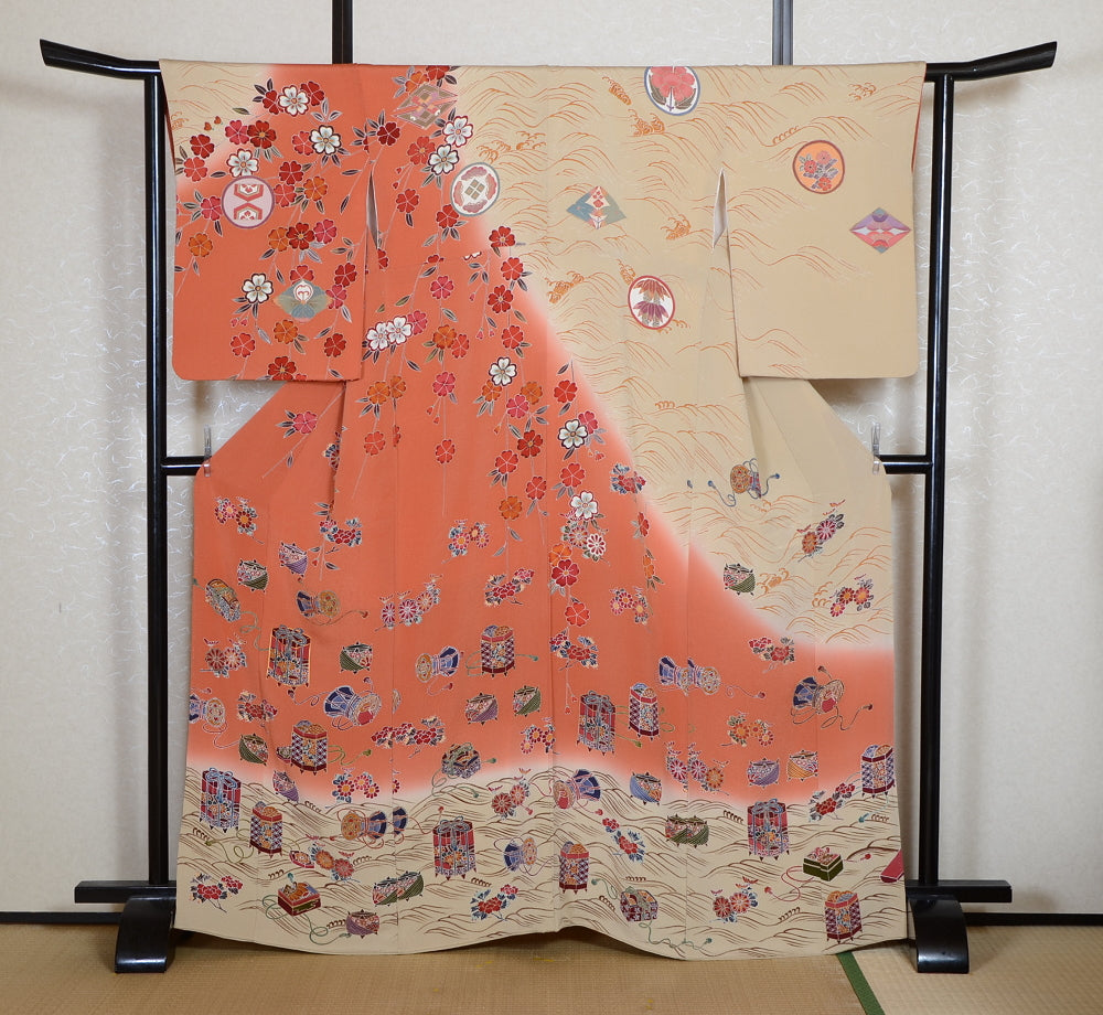 Japanese kimono 6 items set / TK #2-409