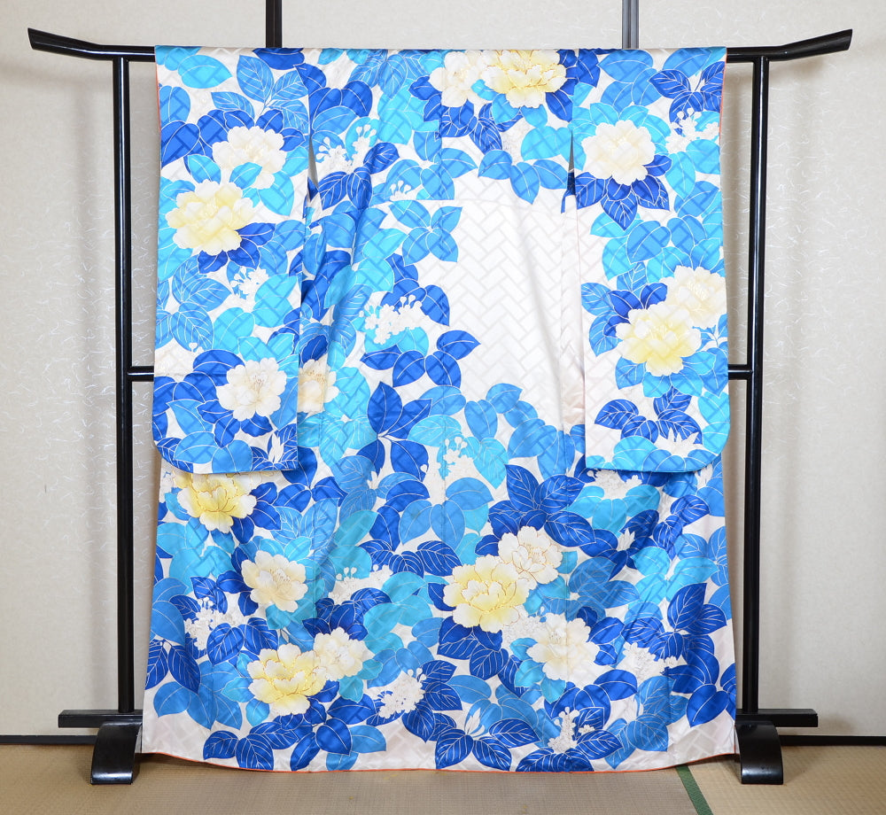 Long-sleeved kimono 6 items set / Furisode / FK#2-209