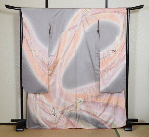 Long-sleeved kimono 6 items set / Furisode / FK#2-253