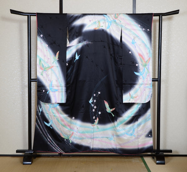 Long-sleeved kimono 6 items set / Furisode / FK#2-354