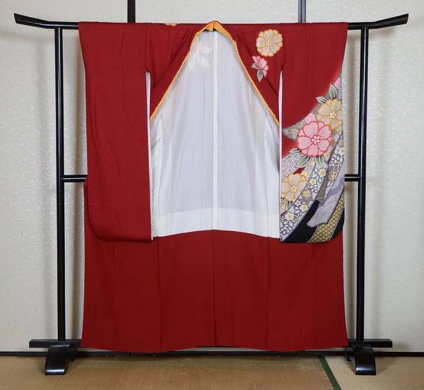 Long-sleeved kimono 6 items set / Furisode / FK#2-210