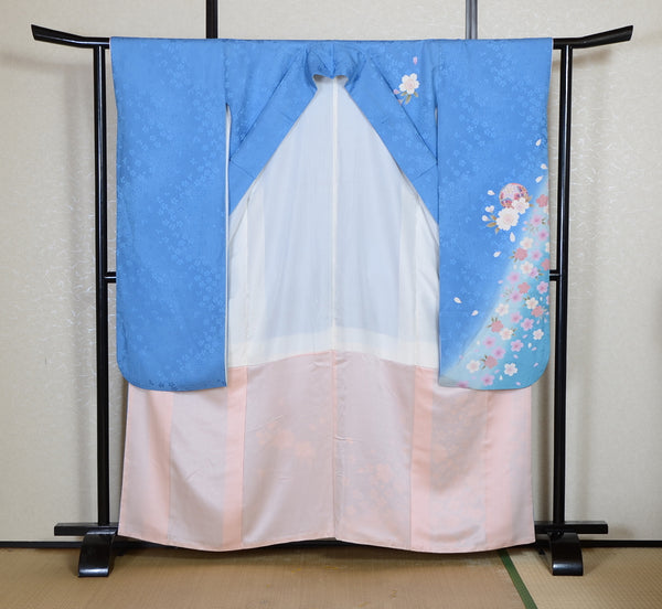 Long-sleeved kimono 6 items set / Furisode / FK#2-322