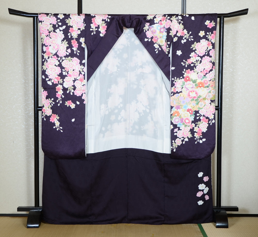 Long-sleeved kimono 6 items set / Furisode / FK#2-206