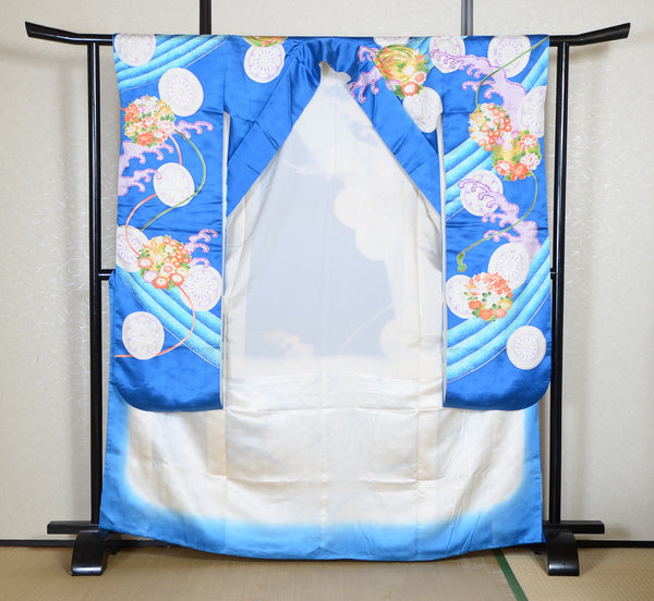 Long-sleeved kimono 6 items set / Furisode / FK#2-288