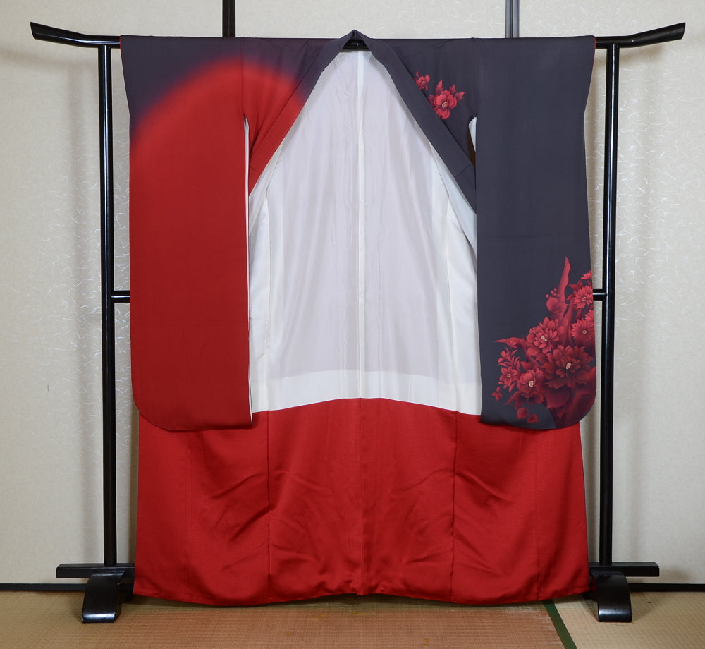 Long-sleeved kimono 6 items set / Furisode / FK#2-262