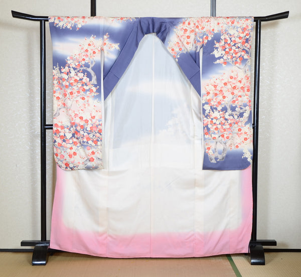 Long-sleeved kimono 6 items set / Furisode / FK#2-158