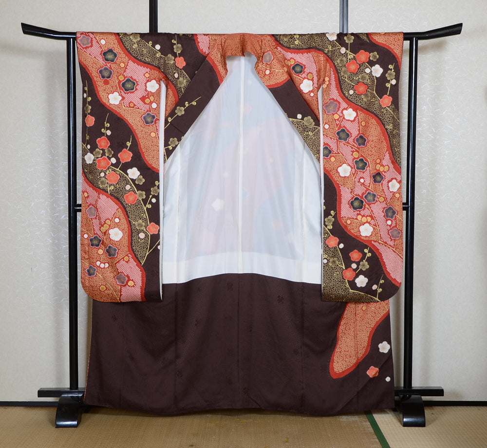 Long-sleeved kimono 6 items set / Furisode / FK#2-314