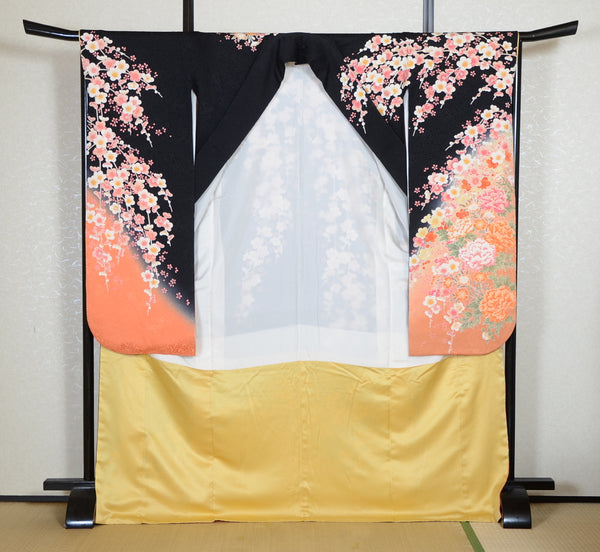 Long-sleeved kimono 6 items set / Furisode / FK#2-284