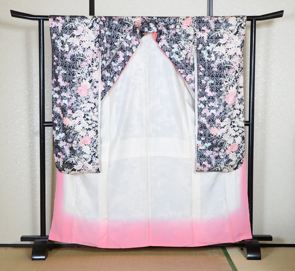 Long-sleeved kimono 6 items set / Furisode / FK#2-122