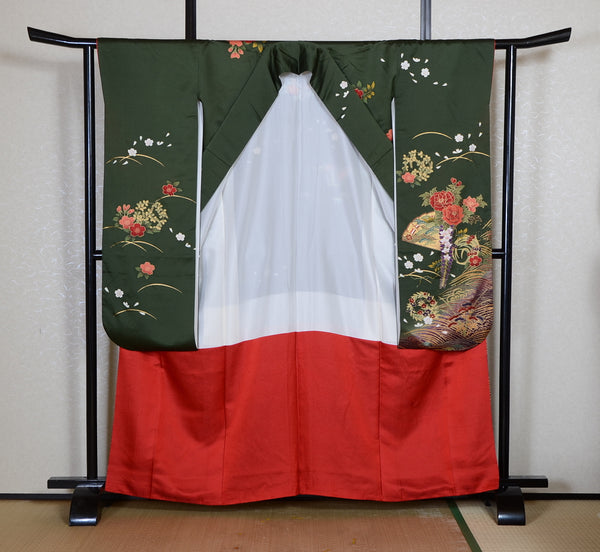 Long-sleeved kimono 6 items set / Furisode / FK#2-334