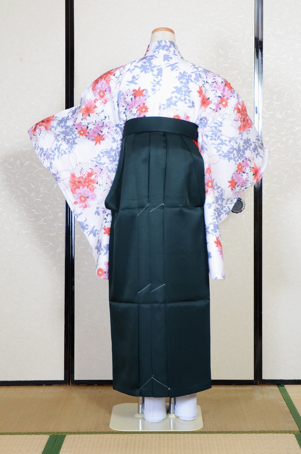 Long-sleeved kimono & hakama 5 items set / Furisode / FK#2-310