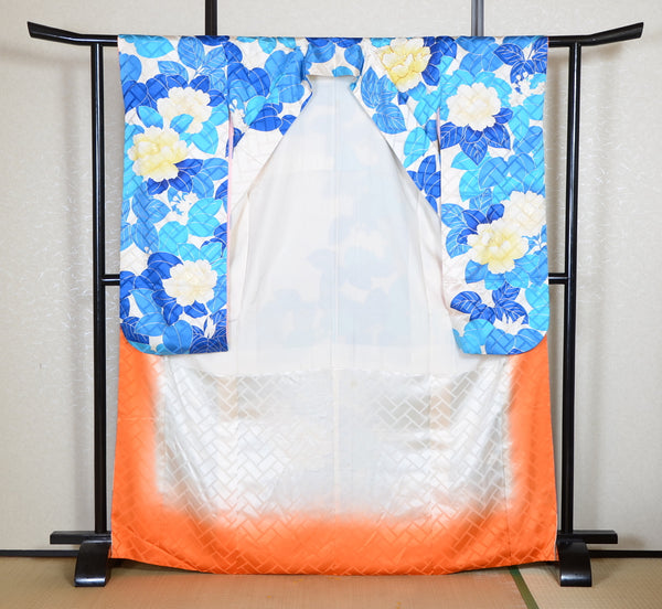 Long-sleeved kimono 6 items set / Furisode / FK#2-209