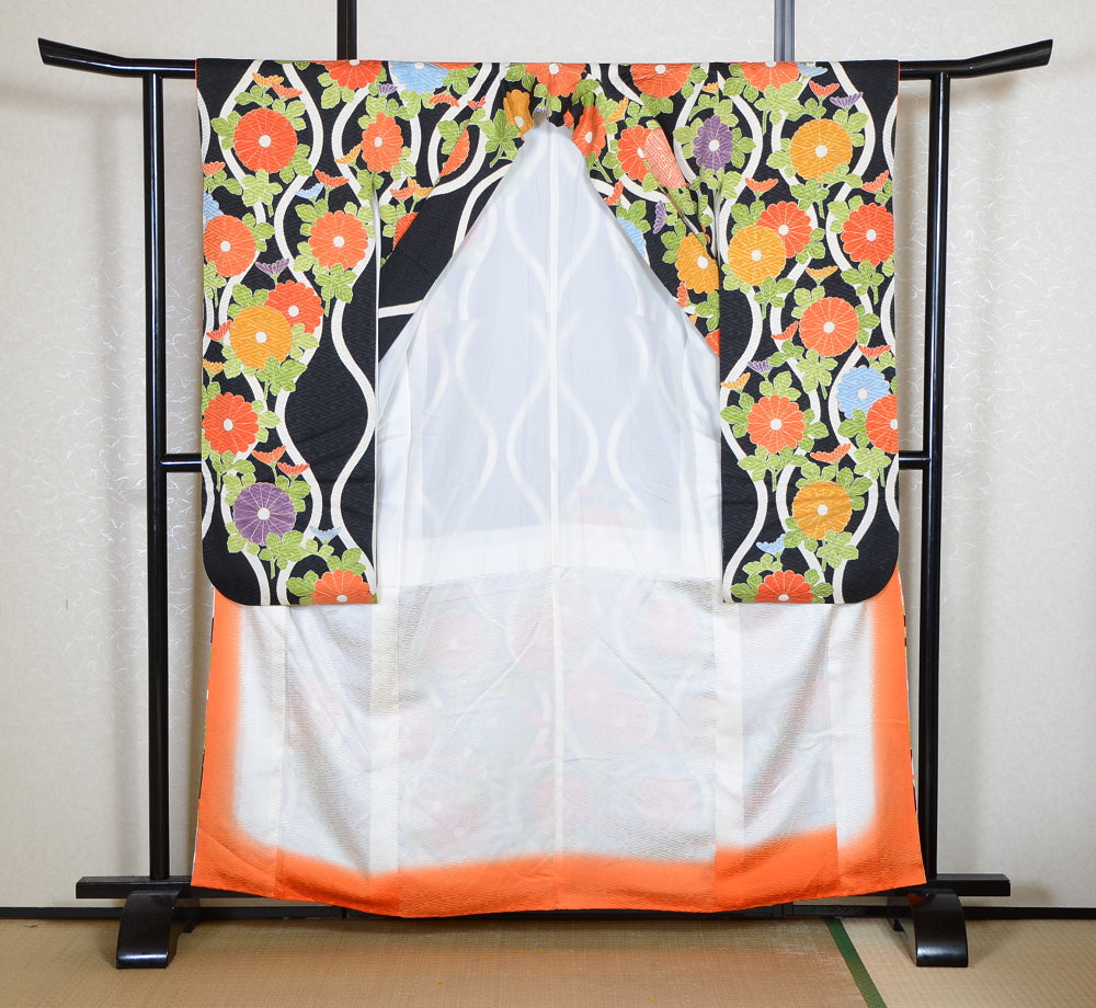 Long-sleeved kimono 6 items set / Furisode / FK#2-102