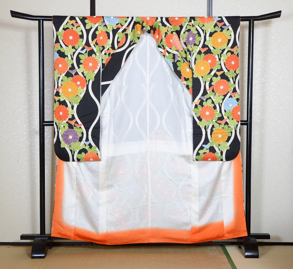 Long-sleeved kimono 6 items set / Furisode / FK#2-102