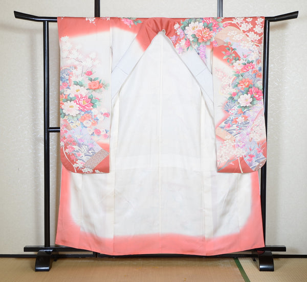 Long-sleeved kimono 6 items set / Furisode / FK#2-297