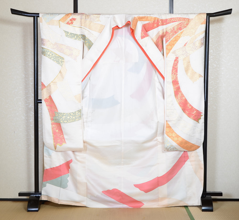 Long-sleeved kimono 6 items set / Furisode / FK#2-293