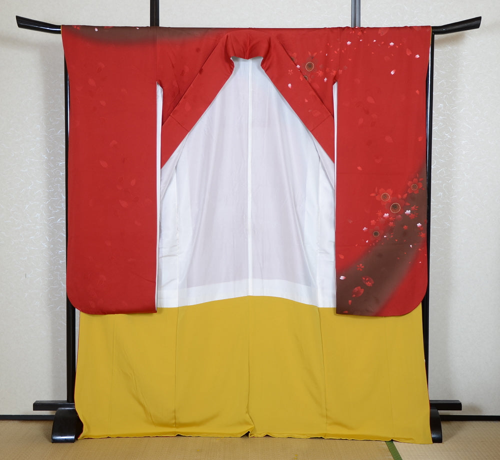 Long-sleeved kimono 6 items set / Furisode / FK#2-204